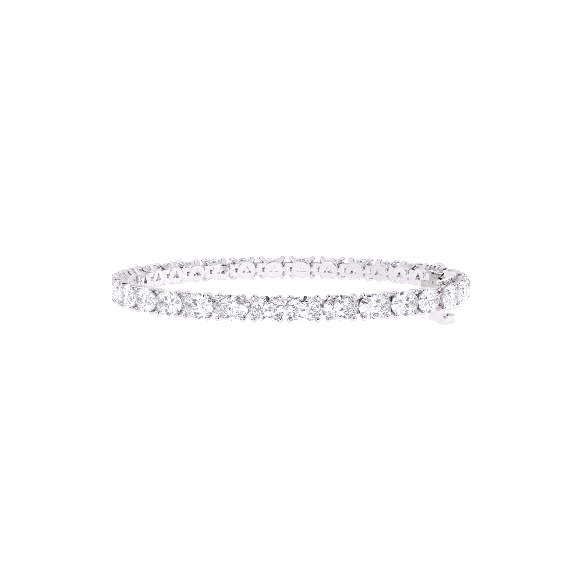 Oval Cut Diamond Tennis Bracelet